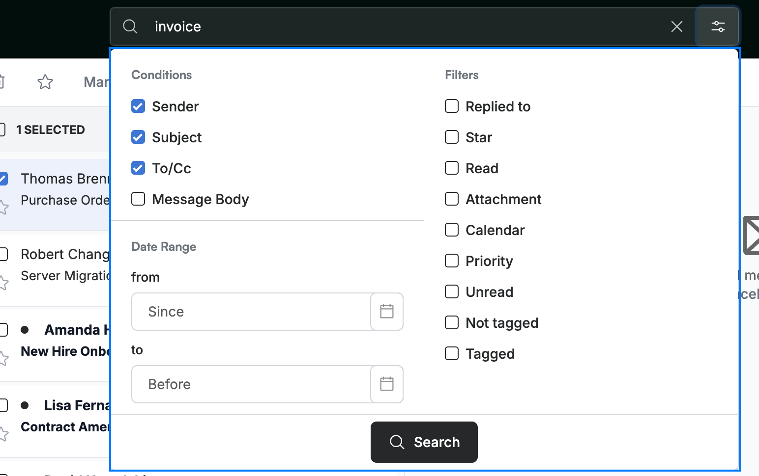 Step 1 — Search with Advanced Search