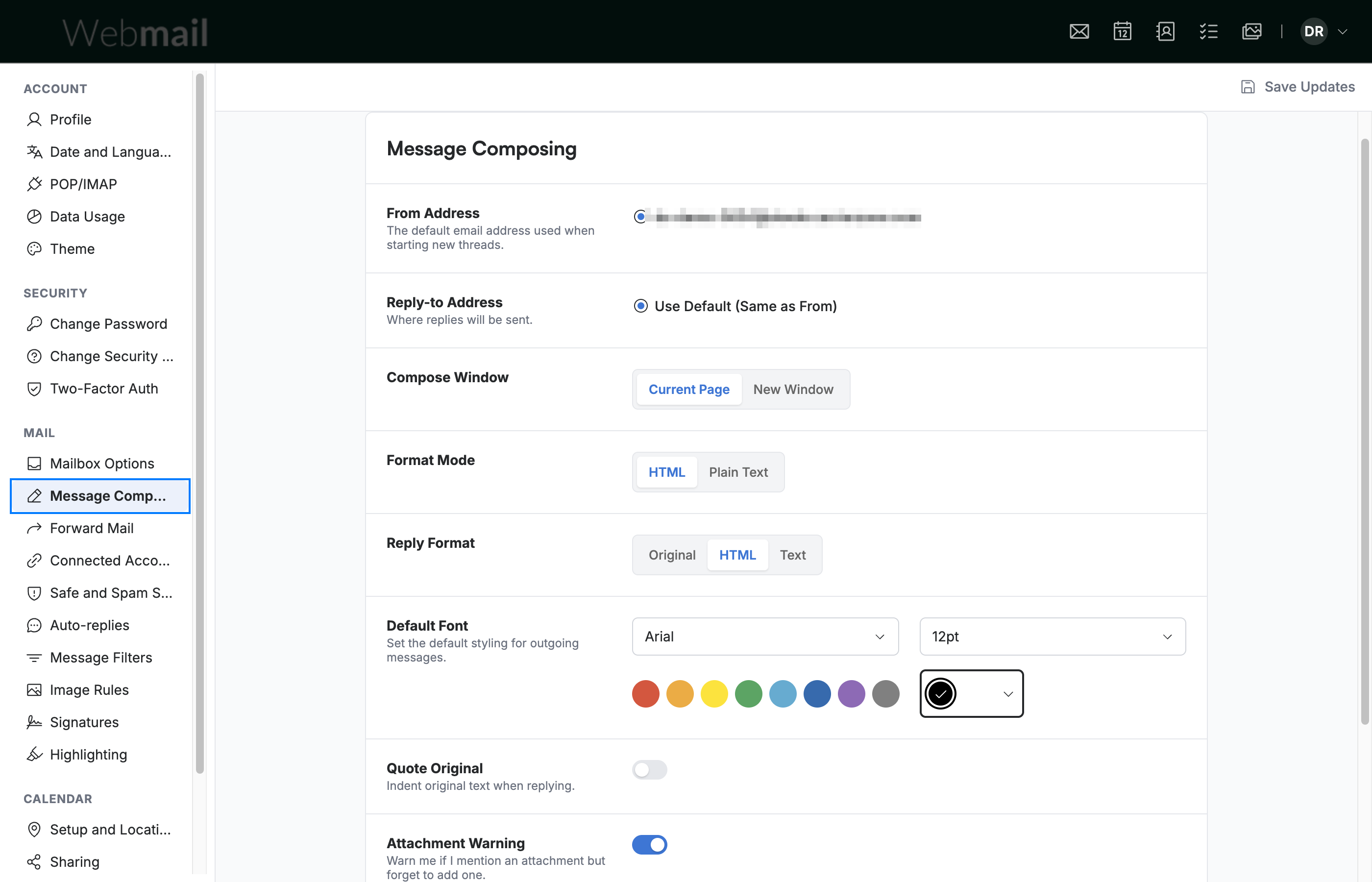 Step 2 — Select Message Composing