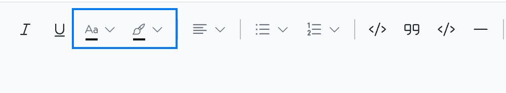 Step 4 — Change text and background colour