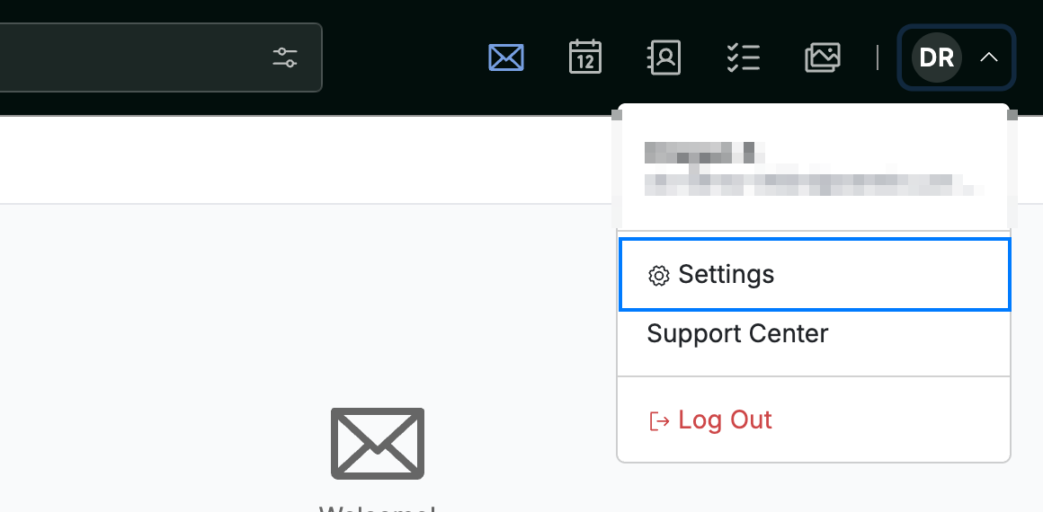 Step 1 — Open Settings
