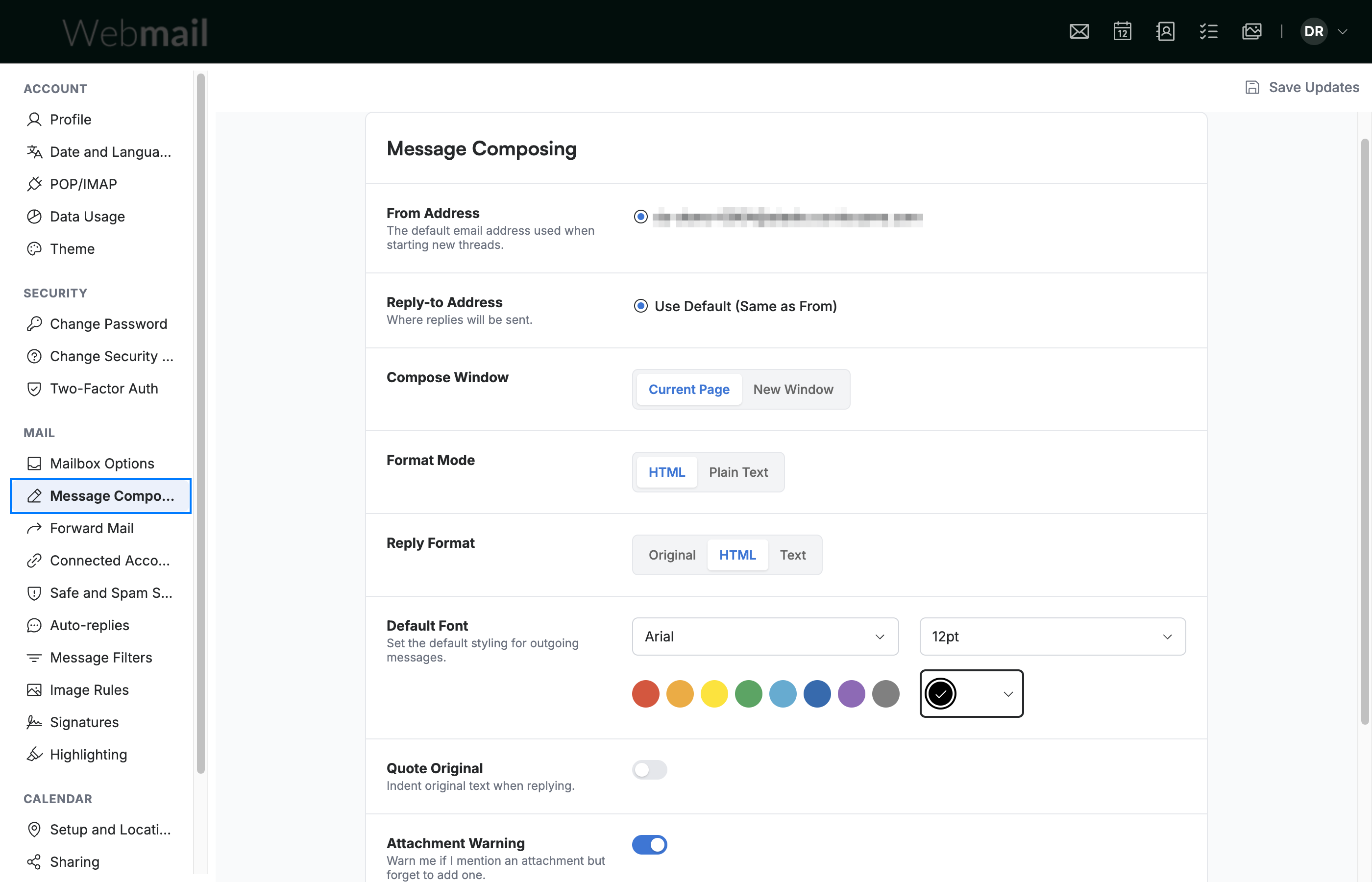 Step 2 — Select Message Composing