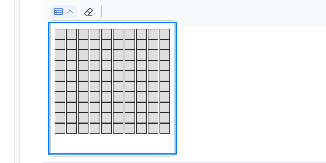 Step 2 — Choose the table size