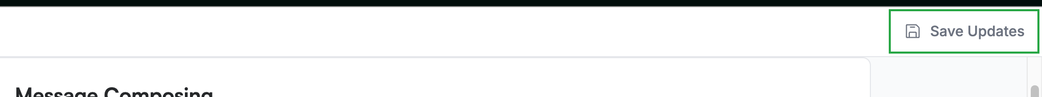 Step 4 — Click Save Updates
