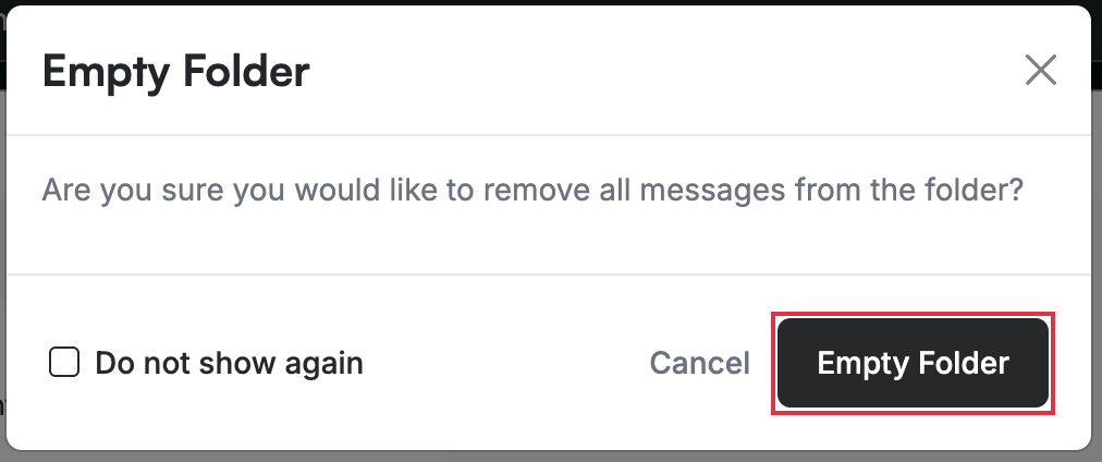 Step 3 — Confirm the action