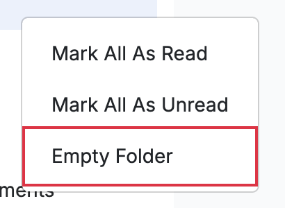 Step 2 — Click Empty Folder