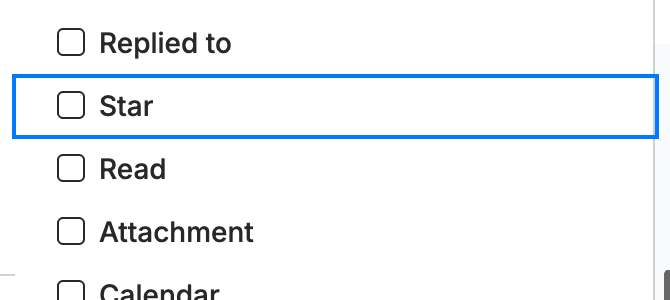 Step 3 — Find your starred emails
