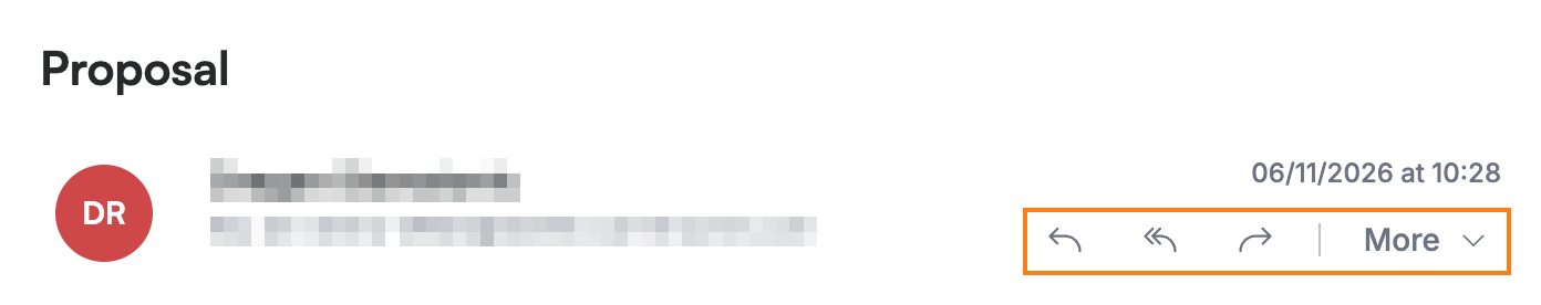 Step 3 — Review the message toolbar