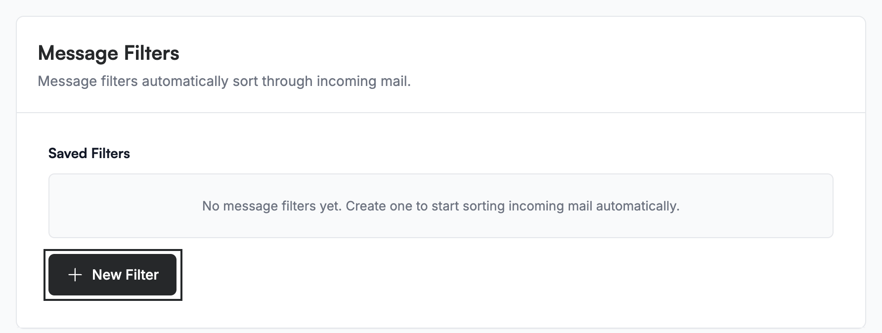 Step 3 — Click New Filter