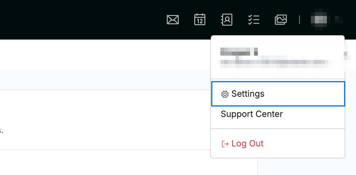 Step 1 — Open Settings