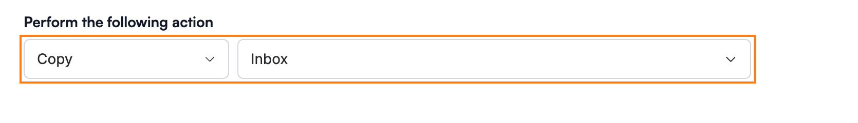 Step 4 — Choose an action