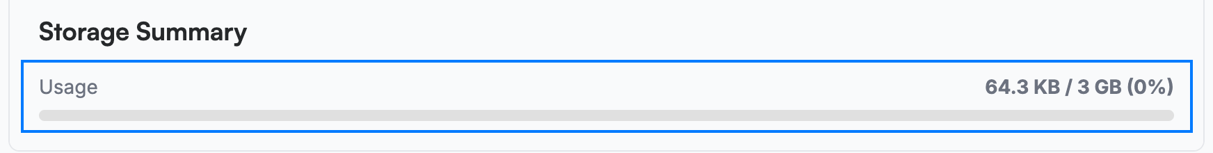 Step 3 — Review your Storage Summary