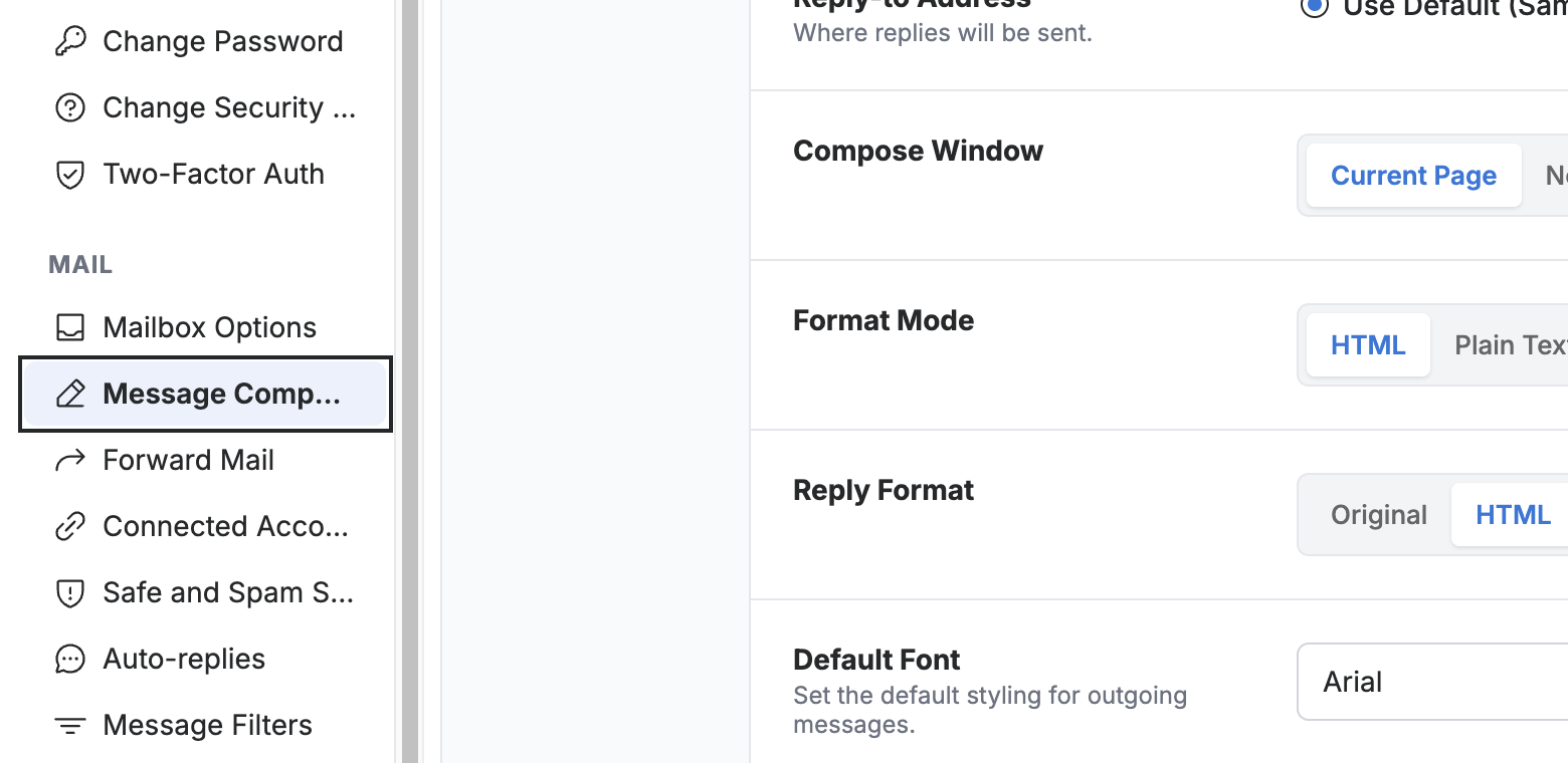 Step 2 — Select Message Composing