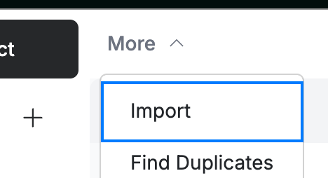 Step 2 — Select Import