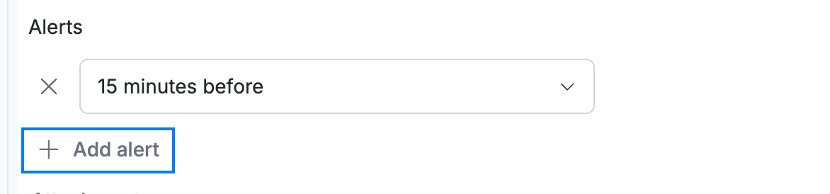 Step 1 — Add an alert