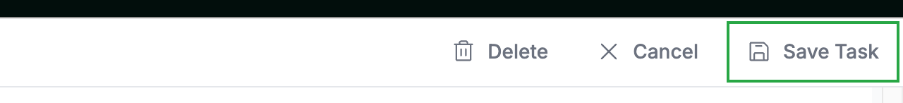 Step 3 — Save the task