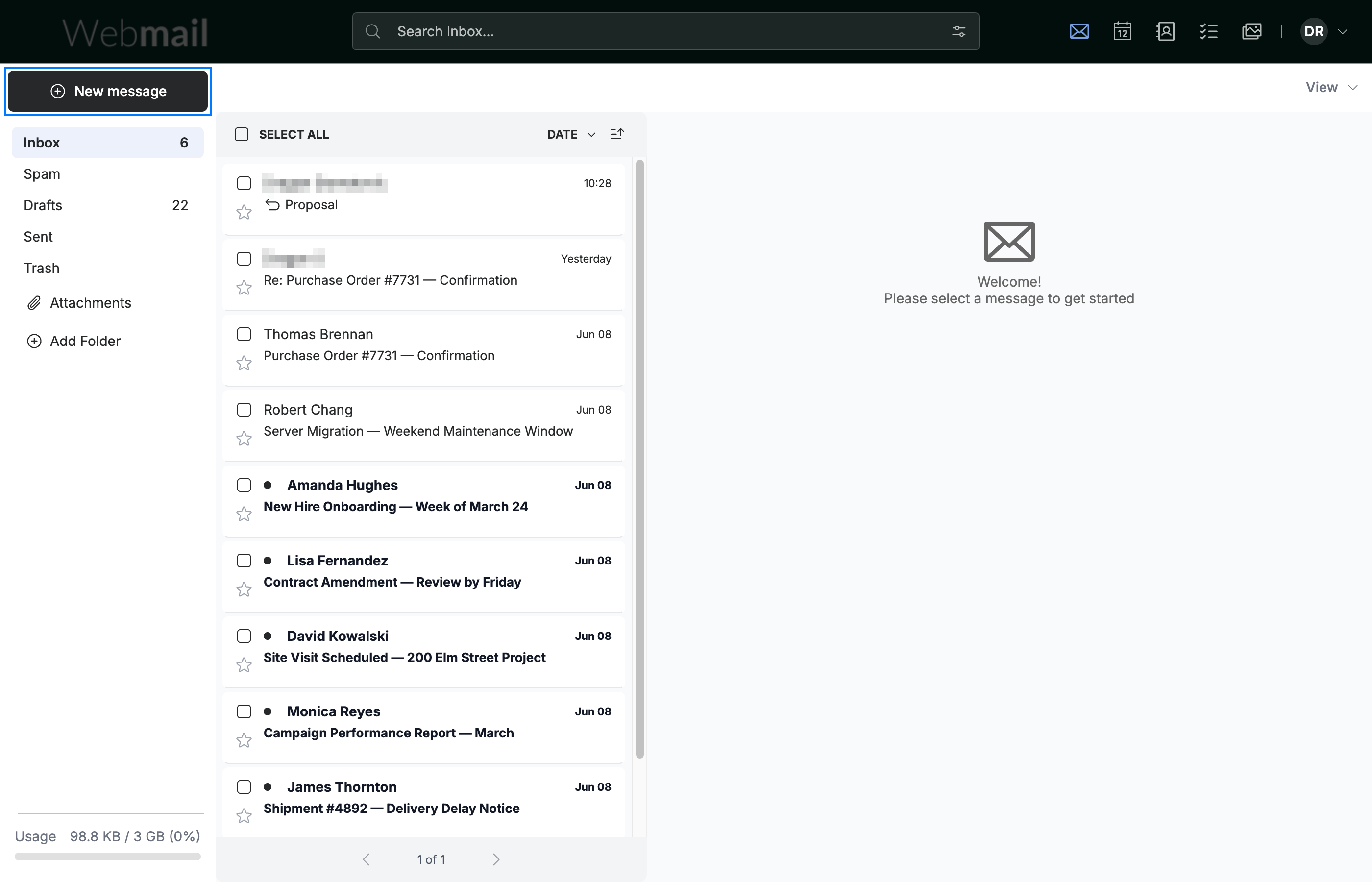 Step 2 — Send and manage email in Mail