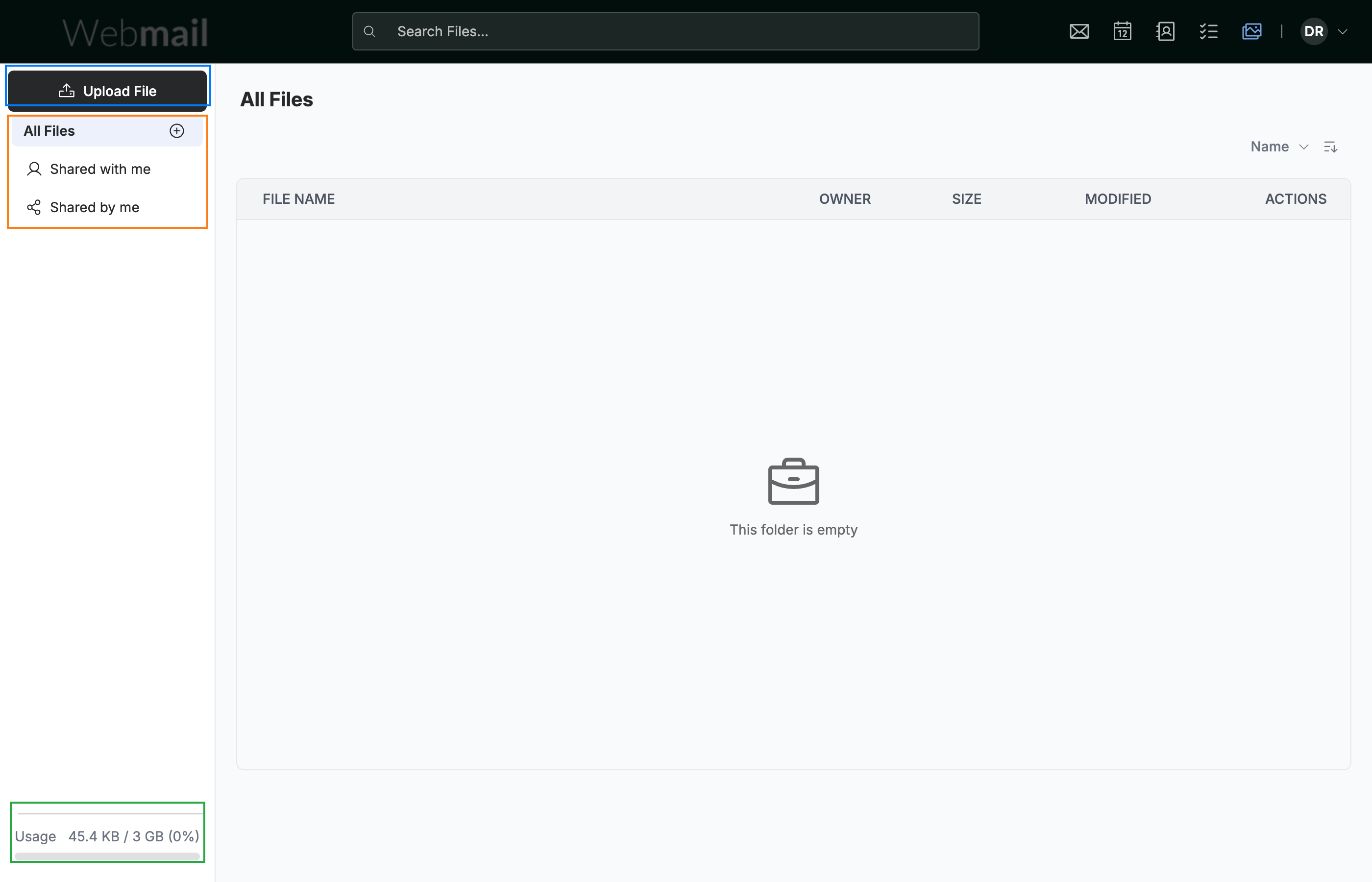 Step 1 — Open Online Storage