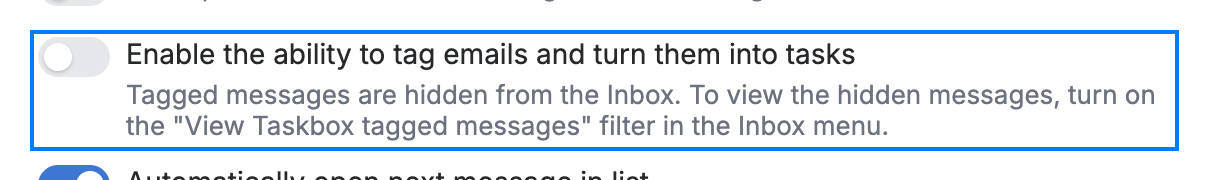 Step 3 — Enable tagging and save