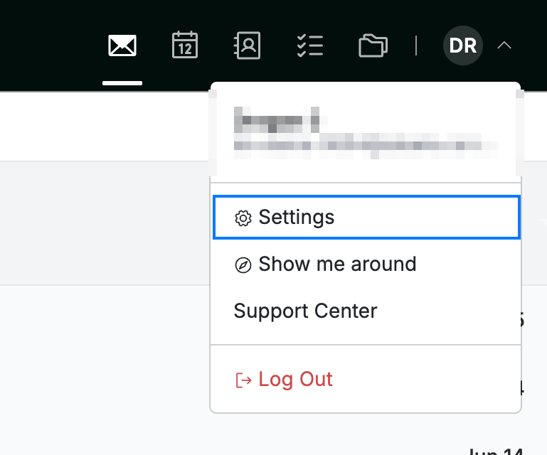 Step 1 — Open Settings
