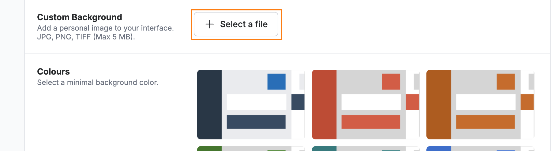 Step 4 — Add a custom background image
